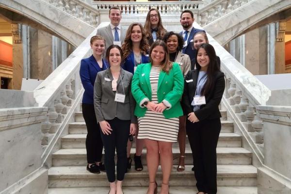 In 2022, 10 UK undergraduates were selected to present their research at Kentucky state capitol in Frankfort.