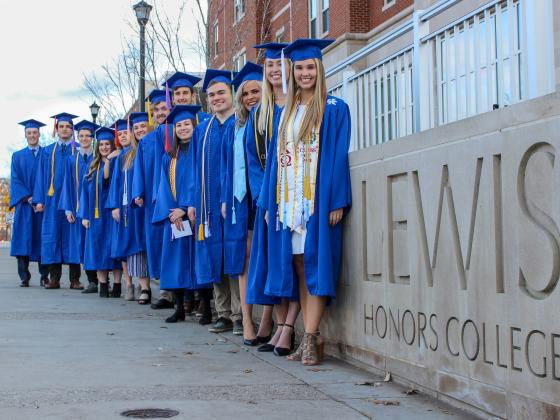 Lewis Honors College Graduates