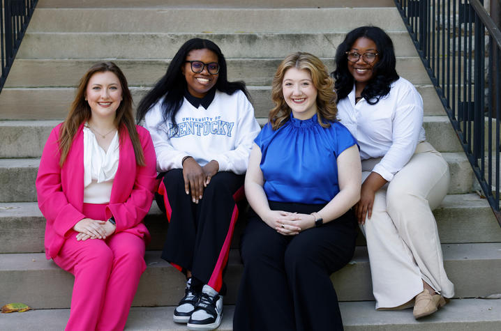 Sophia Salyers, Princess Magor Agbozo, Emily Wiley and Alayna Tobo