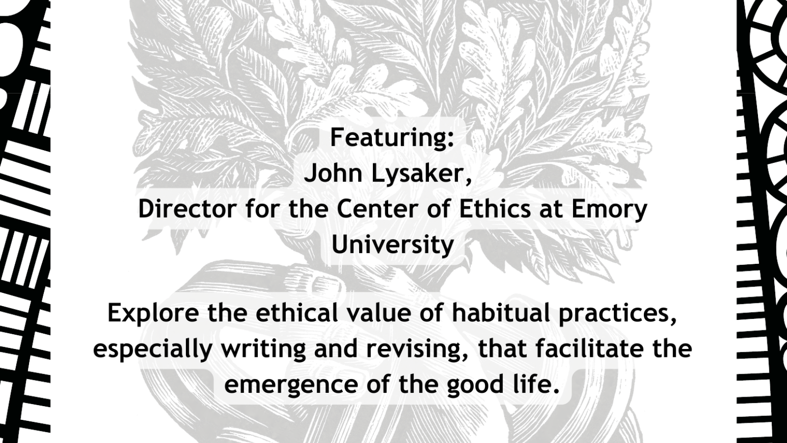Creativity and The Good Life 10/10 4-6pm