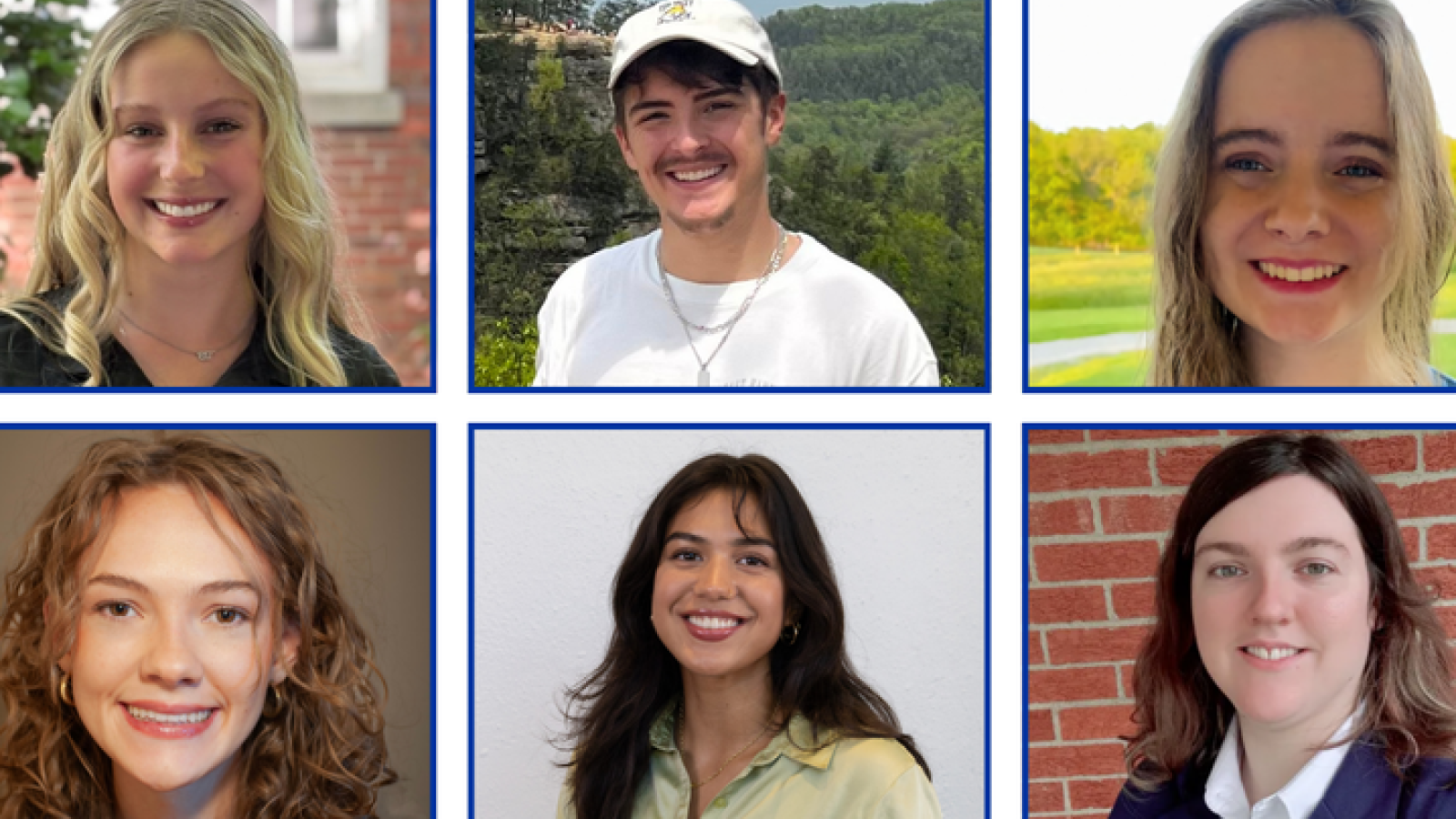 2025 Sustainability Summer Research Fellows. Photo provided by UK Office of Undergraduate Research.
