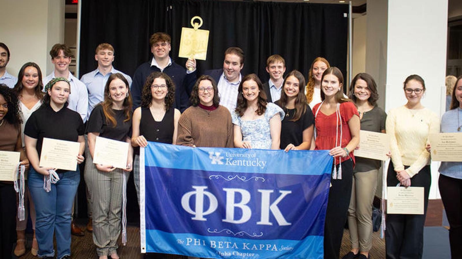 UK’s Phi Beta Kappa chapter inducted 49 new members in 2025-26. The chapter inducted 12 members in December and 37 members March 24.