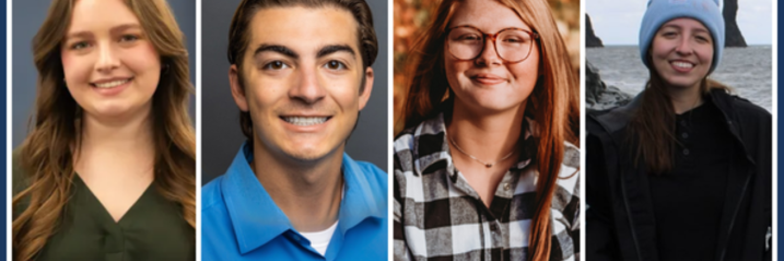 From left: Ainsley Byers, Jacob Childress, Katelyn Straw and Emmerson Willhoite.