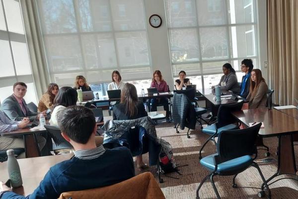 Lewis Honors College and the Patterson School hosted a simulation on U.S.-China relations.