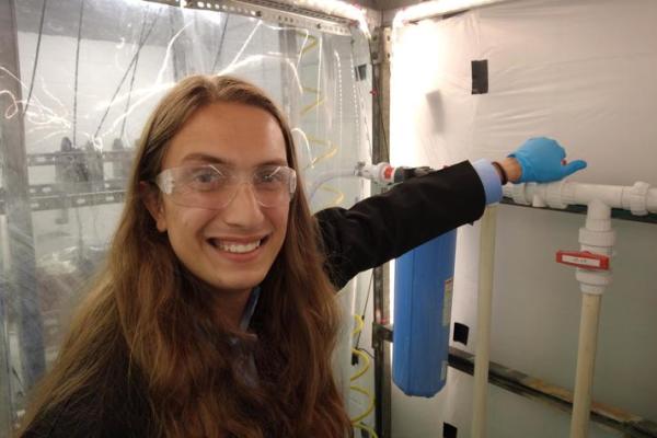 Lucas Bertucci, a UK chemical engineering senior from Louisville, Kentucky, was named the first Lee T. Todd, Jr. Student Innovation Scholarship recipient.