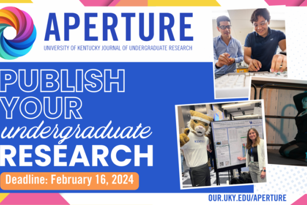 Aperture Publish Your Undergraduate Research