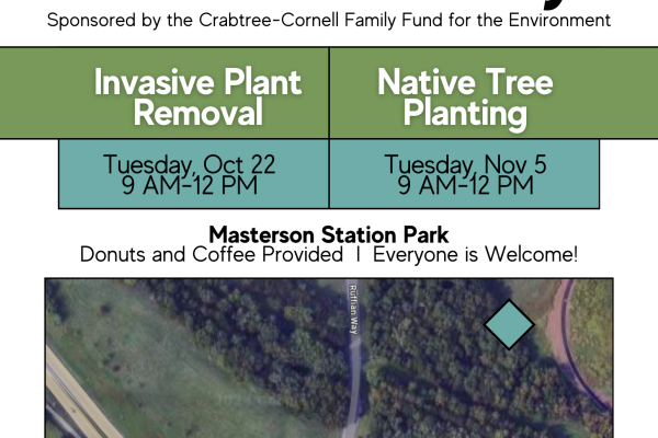 Community Work Forest Days Sponsored by the Crabtree-Cornell Family Fund for the Environment