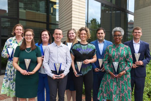 From left: Cory Curl, Diana Byrne, Kelly Bradley, Jesus Ponte Bernal, Christy Brady, Zada Komara, Juan Fernandez Cantero, Frances Henderson and Eric Luteyn. Leonie Bettel not pictured. Carter Skaggs | UK Photo