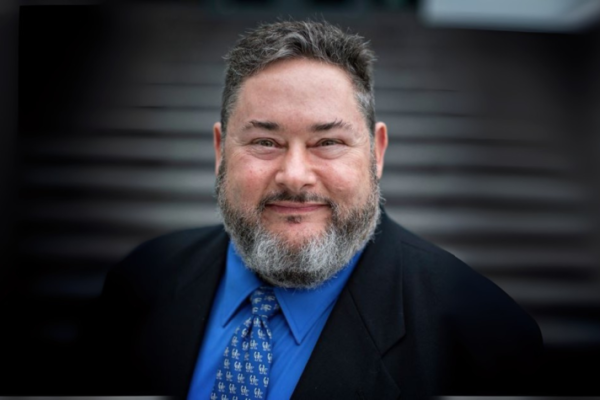 Michael D. Murray’s expertise bridges AI, art, IP and rhetoric — earning acclaim across the nation and around the world. Photo provided.