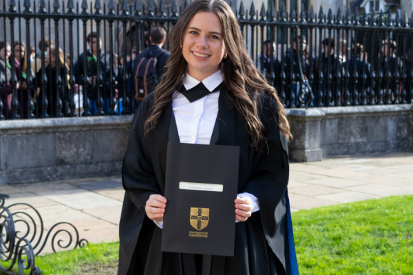 Gretchen Ruschman graduated from Cambridge University with a Master of Philosophy degree. Photo provided by Gretchen Ruschman.