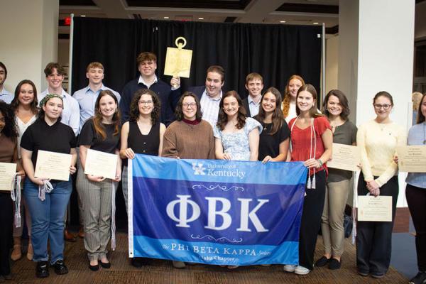UK’s Phi Beta Kappa chapter inducted 49 new members in 2025-26. The chapter inducted 12 members in December and 37 members March 24.