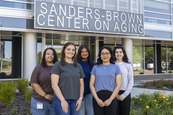 KYAD-PREP participants Sierra Turner, Valerie Allen, Meghana Gazula, Andrea Hernandez Gonzalez and Osswaah Fariduddin. 