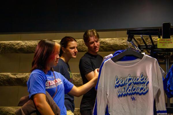 More than 490 students participated in the free thrifting event.