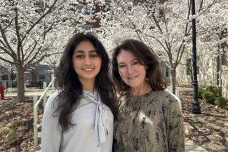 Sarisha Lohano and Dr. Julene Samuels