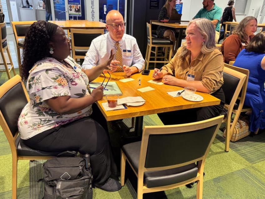 UK faculty and staff gathered Sept. 8 to explore ways to share leadership initiatives across campus.