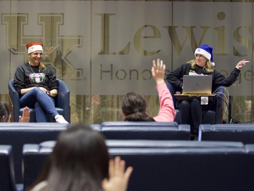 Katie Keys and Lucy Jett Waterbury