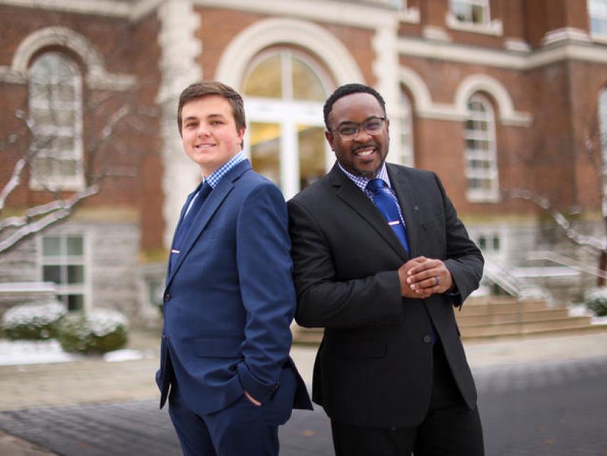 Brysen Honeycutt, left, and RaShaun West I will deliver remarks at UK’s December 2025 Commencement ceremonies