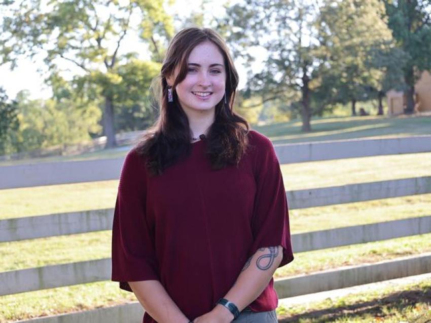 Rising senior AJ Hopkins is the first UK recipient of a Udall Scholarship since 2013. She is one of 65 students nationally to receive the award. 