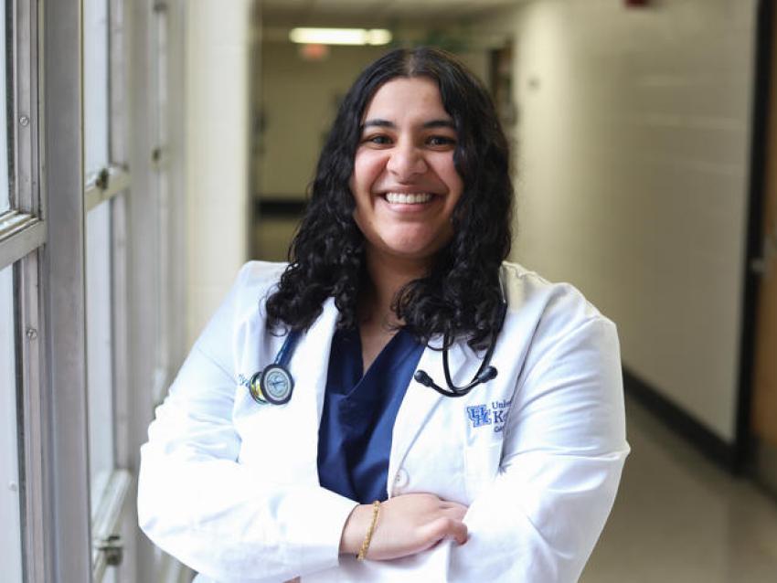 After earning her undergraduate and medical degrees at UK, Supriya Challa is staying at UK HealthCare for a residency in psychiatry.