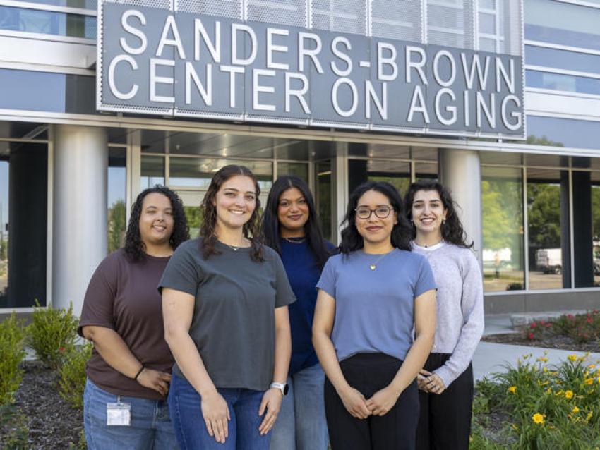 KYAD-PREP participants Sierra Turner, Valerie Allen, Meghana Gazula, Andrea Hernandez Gonzalez and Osswaah Fariduddin. 