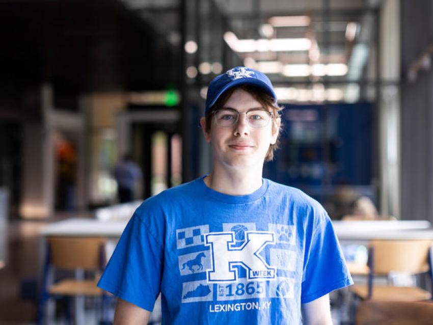 Ryan Hidek, a civil engineering major from Lyndhurst, Ohio, joined UK Invests shortly after arriving on campus.