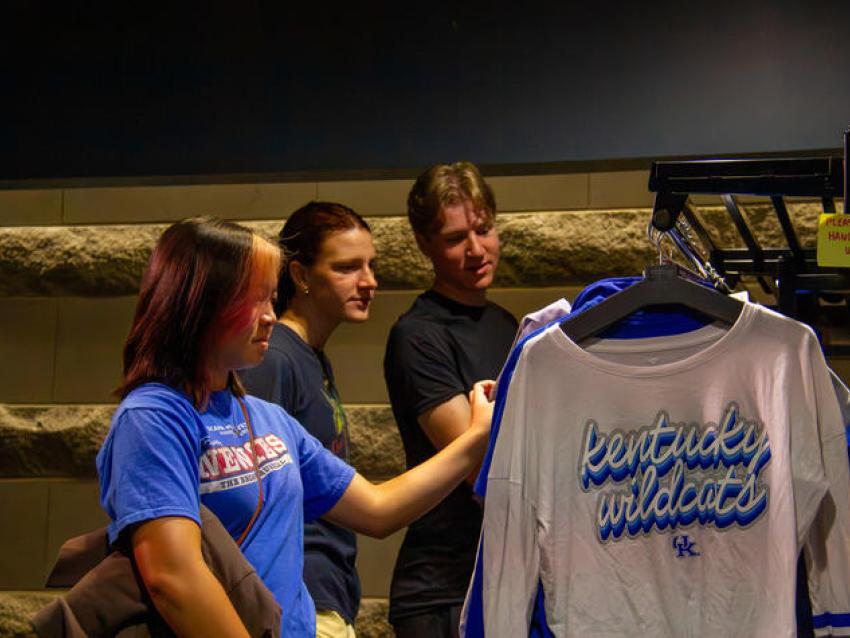 More than 490 students participated in the free thrifting event.
