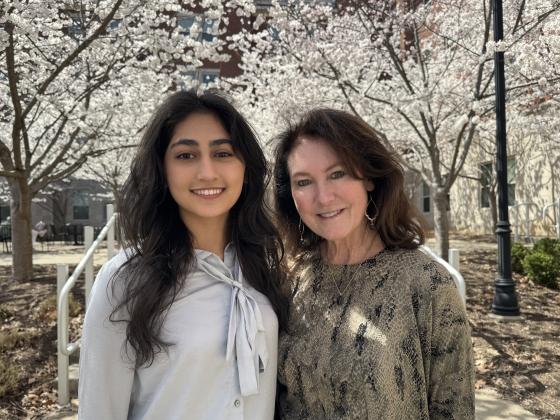 Sarisha Lohano and Dr. Julene Samuels